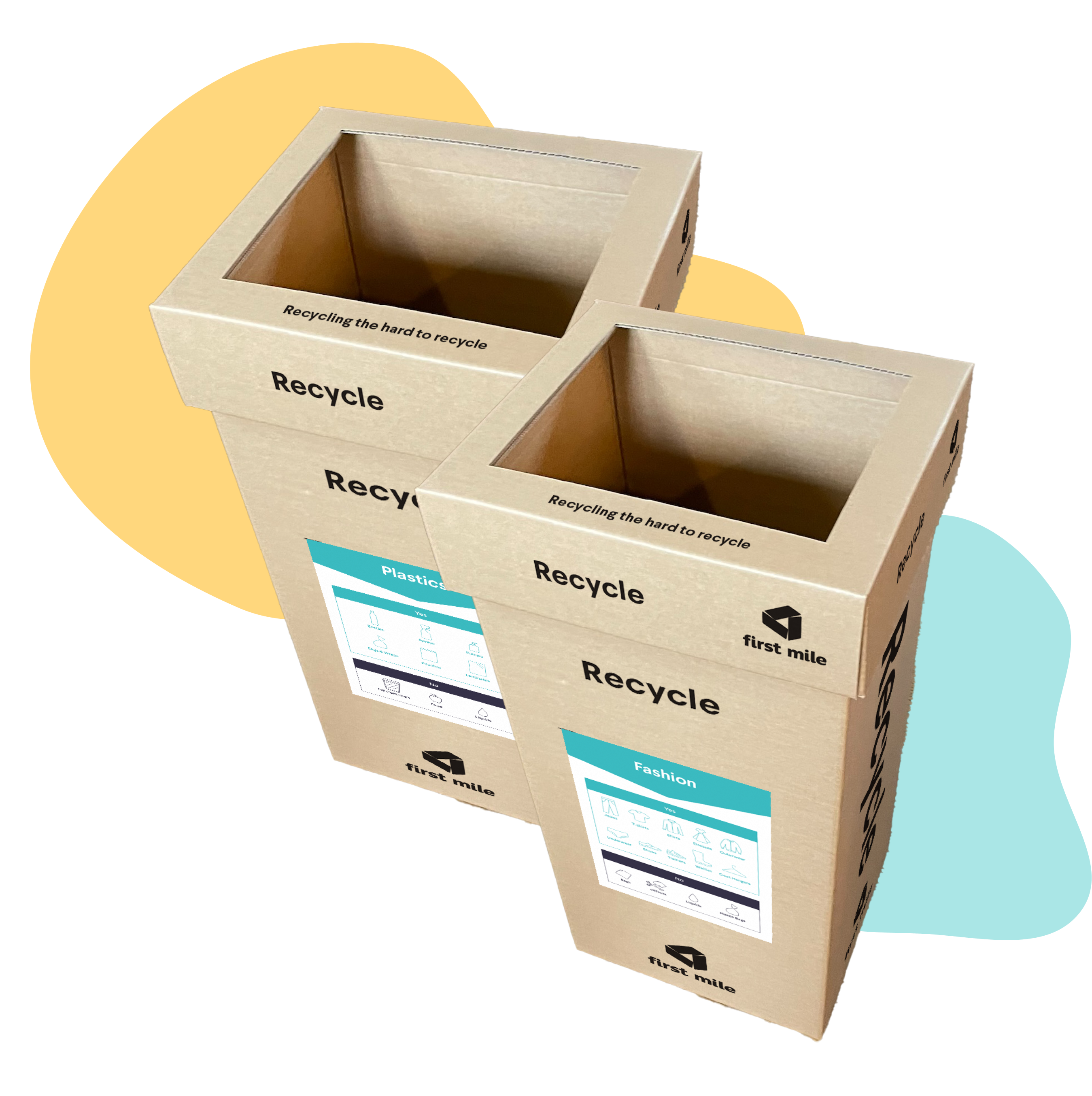 in-store recycling bin